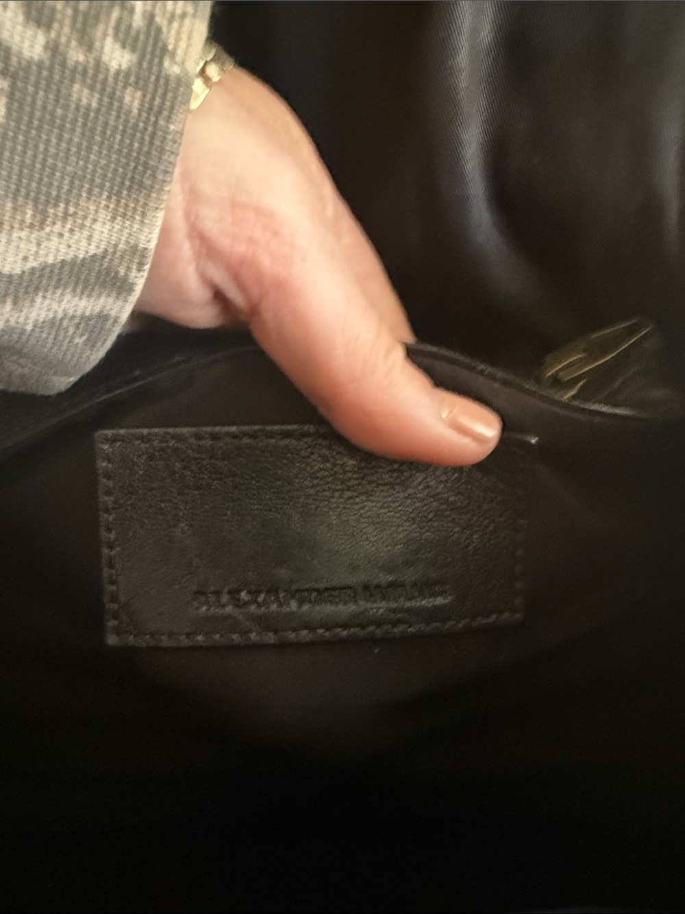 Alexander Wang Black Pebbled Rockie Satchel with Gold Hardware - Picture 4 of 5